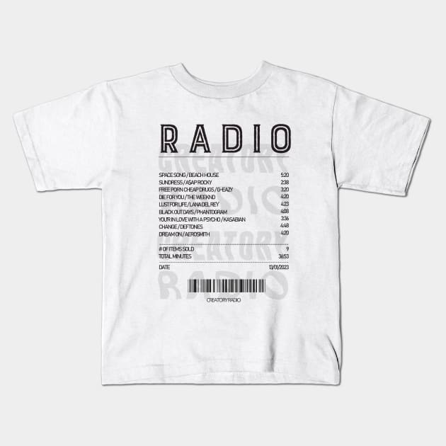 Radio Creatory Kids T-Shirt by Mammoths